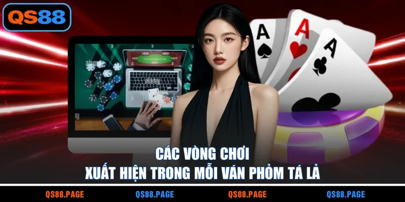 Các vòng chơi xuất hiện trong mỗi ván Phỏm Tá Lả